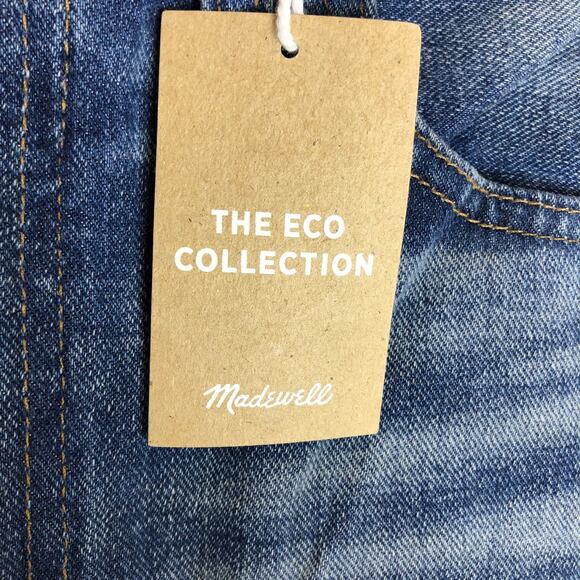 MADEWELL -Women's The Perfect Jean Short - Vintage Denim - 28"-Blue-NWT - Picture 7 of 11